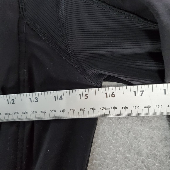 Lululemon Women Jacket 6 Black BHAKTI Yoga Asymetric Full Double‎ Zip Pockets - Picture 7 of 11